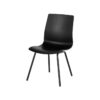 Sophie Rondo Wave Dining Stoel - Carbon Black