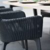 Lisboa dining chair teak legs with cushion