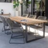 Babilonia dining stoel - Mid Grey