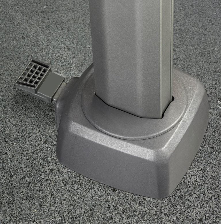 Challenger T1 Premium 400x300cm Manhattan zweefparasol + 120kg voet