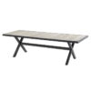 Tafel Canterbury 247x96cm - antraciet