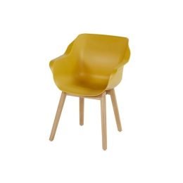 Sophie Studio Teak arm stoel - Curry Yellow