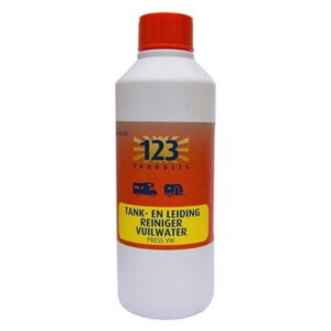 123 Products Press VW Tank- en Leiding Reiniger Vuilwater 0.5 Liter