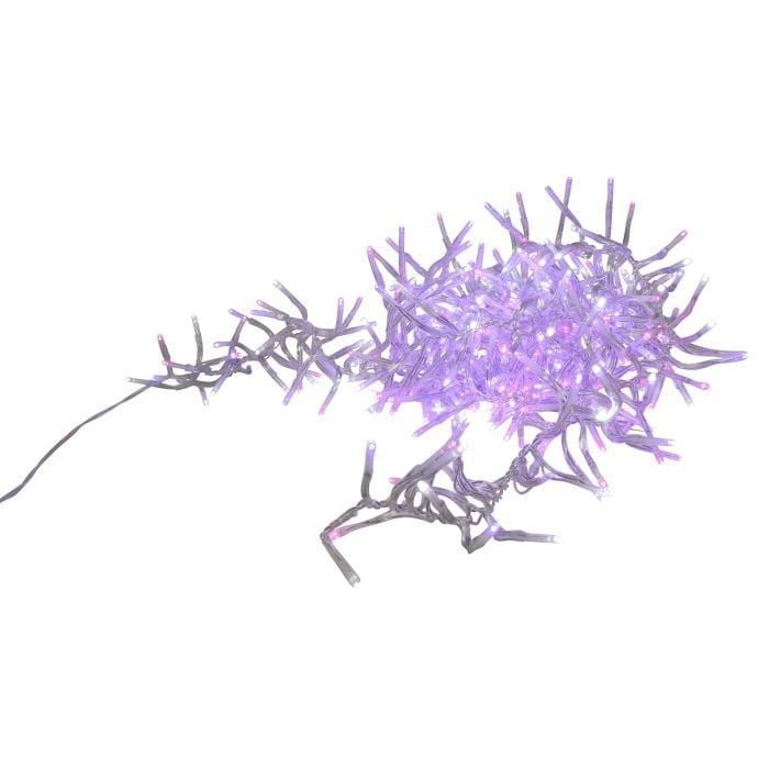 Clusterverlichting 769 LED lampjes Wit Roze Blauw - 4,5 meter