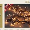 Clusterverlichting 1152 LED lampjes Classic Warm + 96 Flash lampjes - 6,9 meter