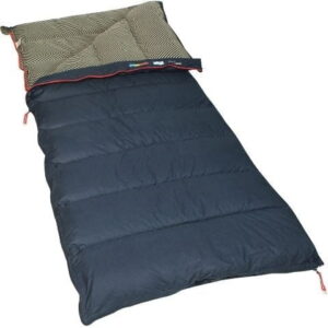 Polydaun Flanellen Slaapzak IJsvogel 210x85cm Donkerblauw