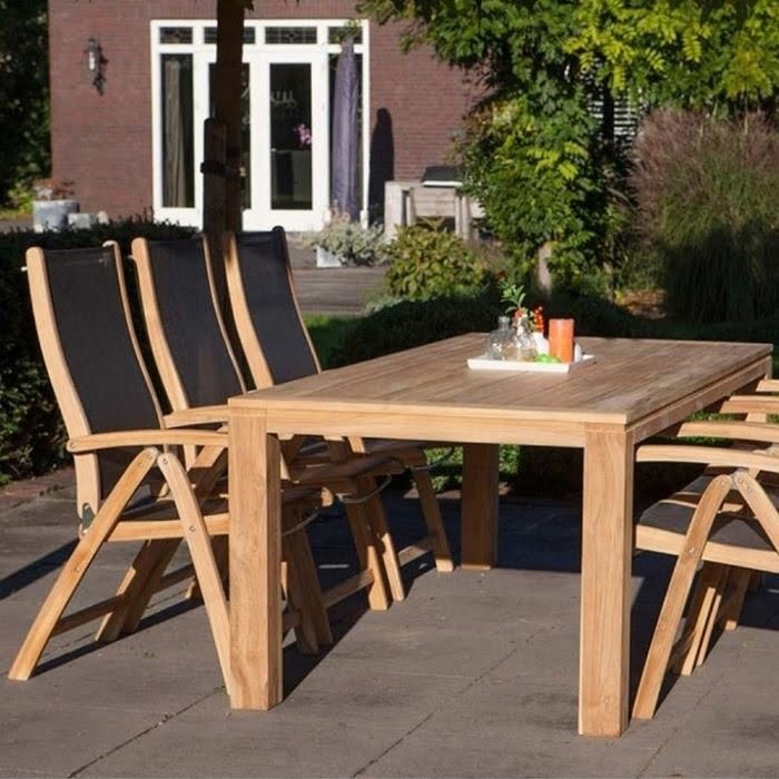 Exotan Caldo verstelbare tuinstoel - Zwart