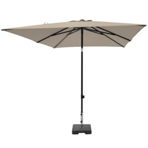 Parasol Denia push-up vierkant 200x200cm - ecru