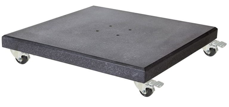 Challenger T1 Premium 400x300cm Faded Black zweefparasol + 120kg voet