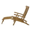 Teak deckchair verstelbaar