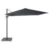Sunset T2 300x300cm Antraciet zweefparasol + 90kg graniet voet