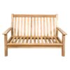 2-zits Teak Loungebank + kussens