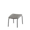 Eco footstool with cushion Anthracite