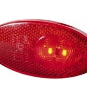 Hella Contourlicht inbouw LED rood met reflector 100x45mm