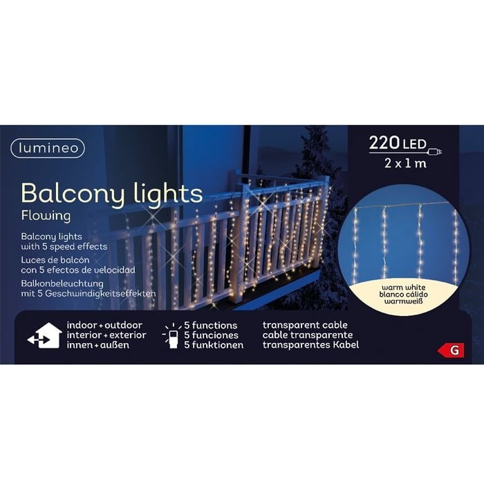 LED balkonverlichting 200x100cm + 5 functies