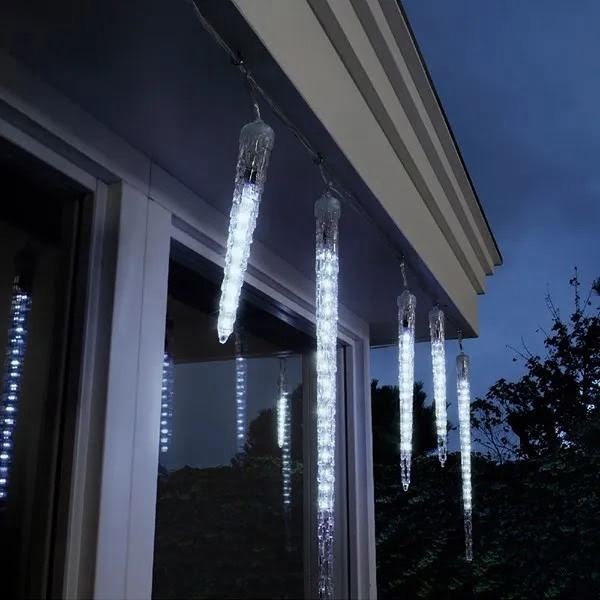 Ijspegelverlichting 250x42cm - 76 LED Cool White