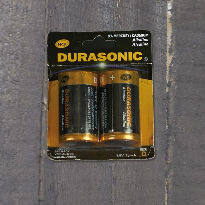 Durasonic 2 stuks D Alkaline batterij