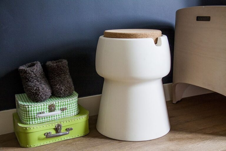 Bubalou Champ coolstool kruk/wijnkoeler Off White