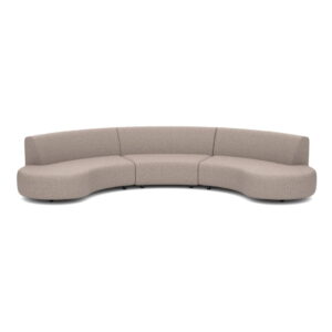 Bubalou Bended Sofa - Deluxe Light Taupe