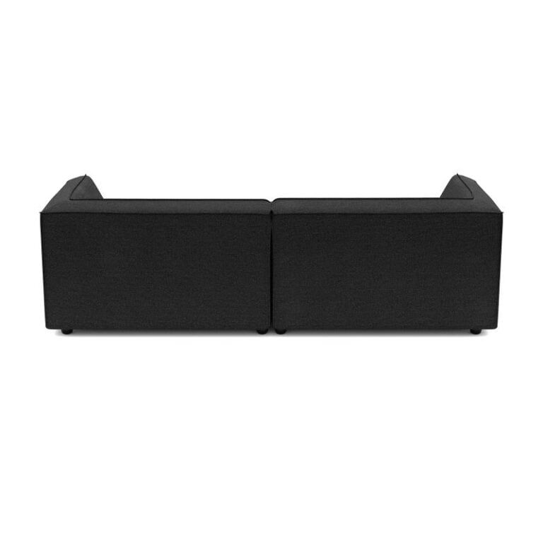 Bubalou Chill loungeset 3-zits + hocker S - Deluxe Antraciet