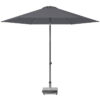 Parasol Lisboa push-up rond 300cm - antraciet