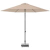 Parasol Lisboa push-up rond 300cm - taupe