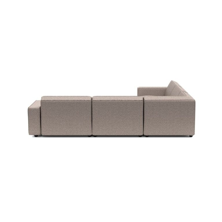 Bubalou Icon loungeset 8-zits hoek + hocker - Deluxe Light Taupe