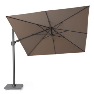 Challenger T2 Premium 300x300cm Havana zweefparasol + 90kg graniet voet