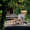Teak deckchair verstelbaar
