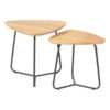4 Seasons Outdoor Verdi set van 2 driehoekige teak tafels