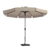 Parasol Flores Luxe 300cm rond - Ecru