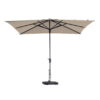 Parasol Syros Luxe Vierkant 280x280cm Ecru