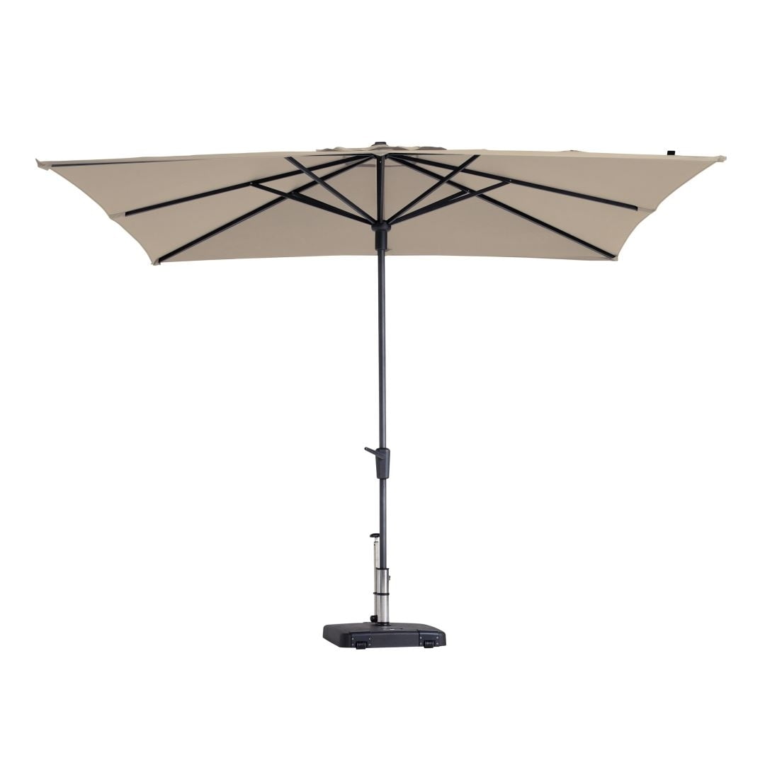 Parasol Syros Luxe Vierkant 280x280cm Ecru