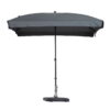 Parasol Patmos Rechthoek 210x140cm - Grijs