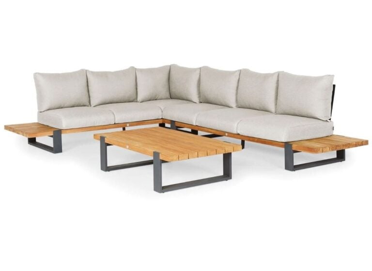 SUNS Nardo 3-delige hoekloungeset - soft grey