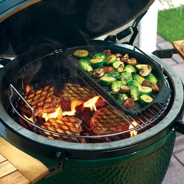 Big Green Egg Perforated Half Grid Large