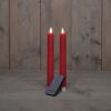 2x LED dinerkaars rood + afstandsbediening