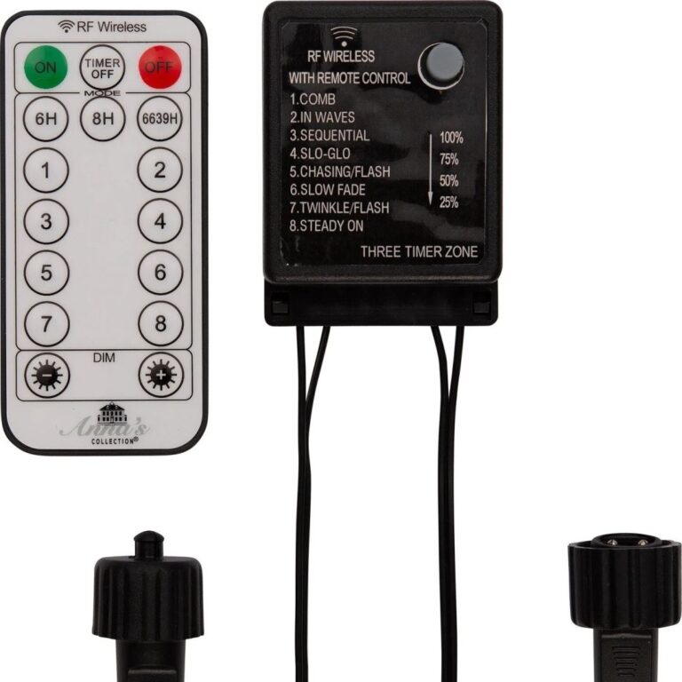 Timer + dimmer + 8 functies en afstands bediening