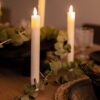 2x LED dinerkaars wit + afstandsbediening