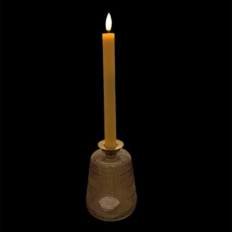 2x LED dinerkaars geel 25,5cm