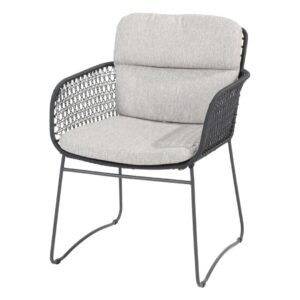 4 Seasons Outdoor Aprilla dining tuinstoel Antraciet