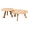 4 Seasons Outdoor Cosmic salontafel teak 65cm (H40cm)