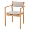 4 Seasons Outdoor Levi stapelbare dining stoel teak