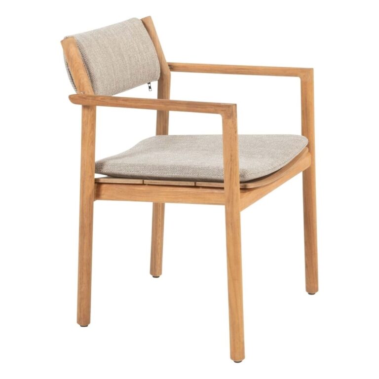 4 Seasons Outdoor Levi stapelbare dining stoel teak