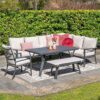 Garden Impressions Verona lounge dining set 3-delig RECHTS