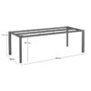 Kettler tuintafel Egde/Jura 220x95cm