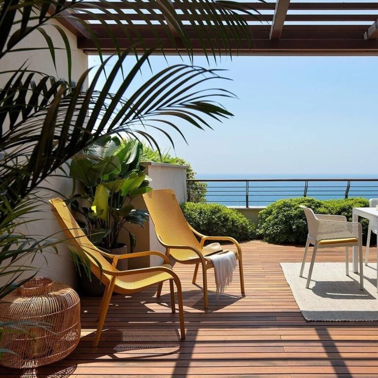 Nardi Net Lounge stoel - Senape