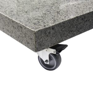 4 Seasons Outdoor 4 zwenkwielen voor granieten voet 125kg