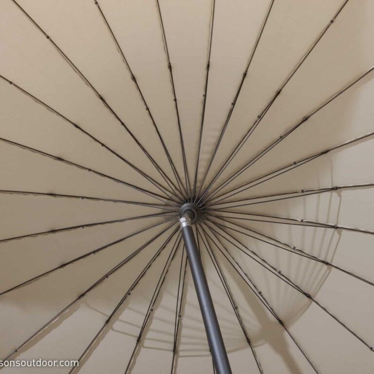 4 Seasons Outdoor Shanghai parasol 250cm Taupe