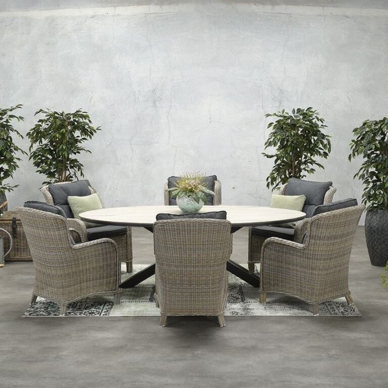 Garden Impressions Edison tuintafel 220x115cm ovaal